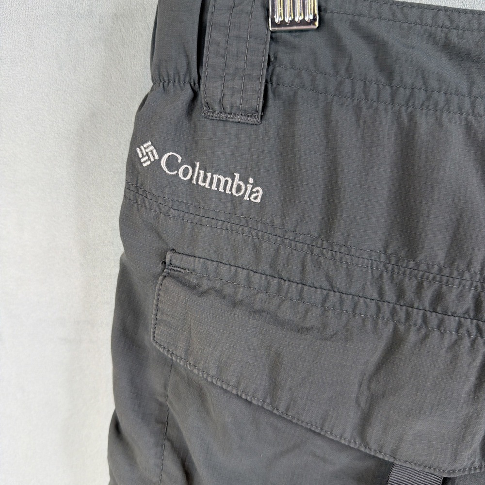 Columbia Omni-Shade Cargo Shorts Mens 36 Gray Hiking Outdoor Nylon - Picture 4 of 9